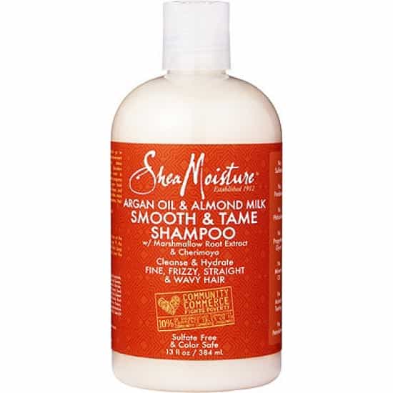 Shea Moisture Argan & Almond Milk Shampoo 19oz By Malik Beauty
