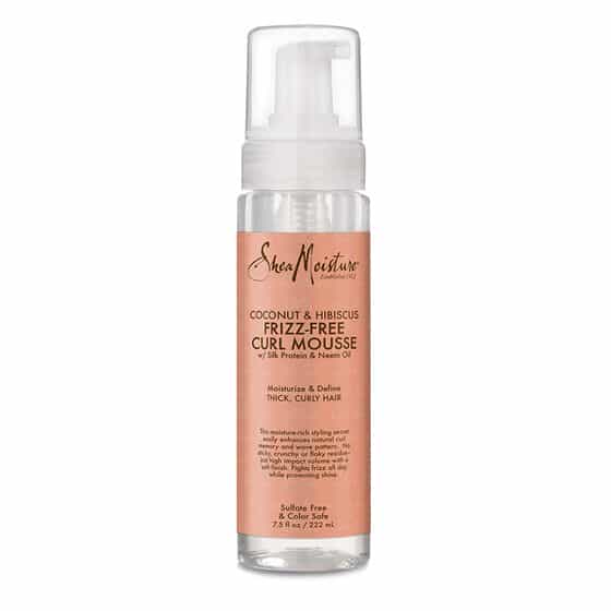Shea Moisture Coco. & Hibiscus Frizz Free Curl Mousse 12 Oz. By Malik Beauty