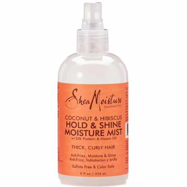 Shea Moisture Coco. & Hibiscus Hold & Shine Mist 8 Oz. Spray By Malik Beauty
