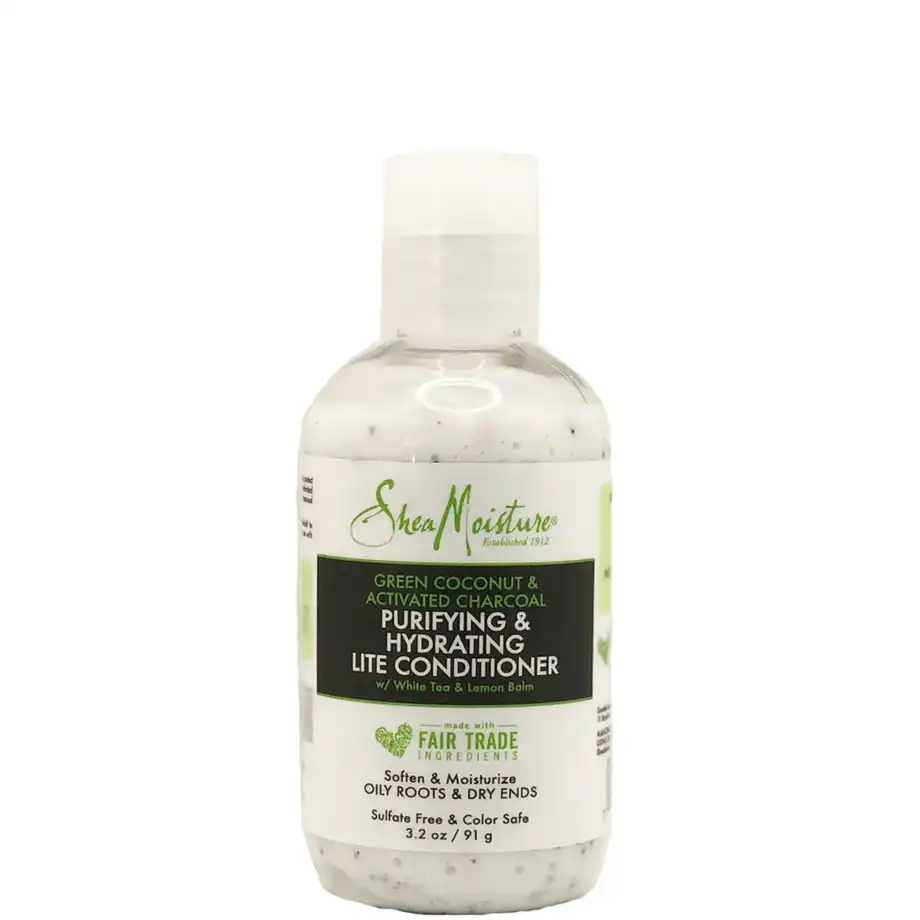 Shea Moisture Green Coco. Char. Conditioner 3.2oz By Malik Beauty