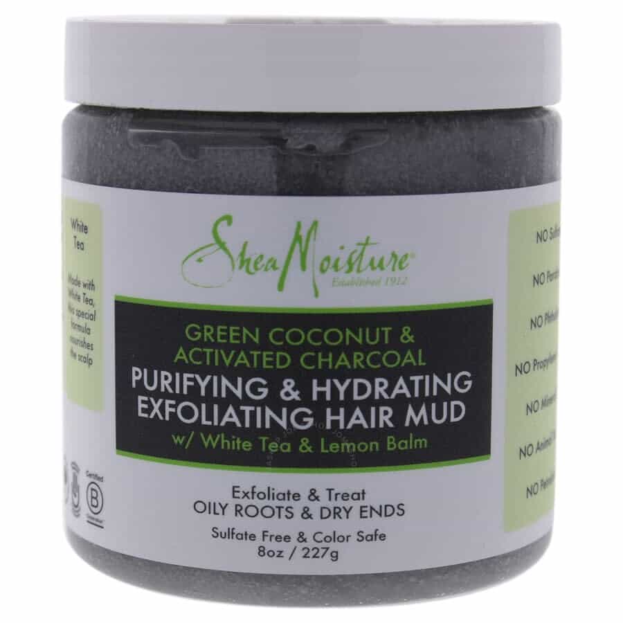 Shea Moisture Green Coco. Char. Purify Mud 8oz By Malik Beauty