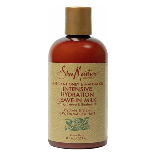Shea Moisture Manuka Hon. & Mafura Leave in Milk 8oz By Malik Beauty