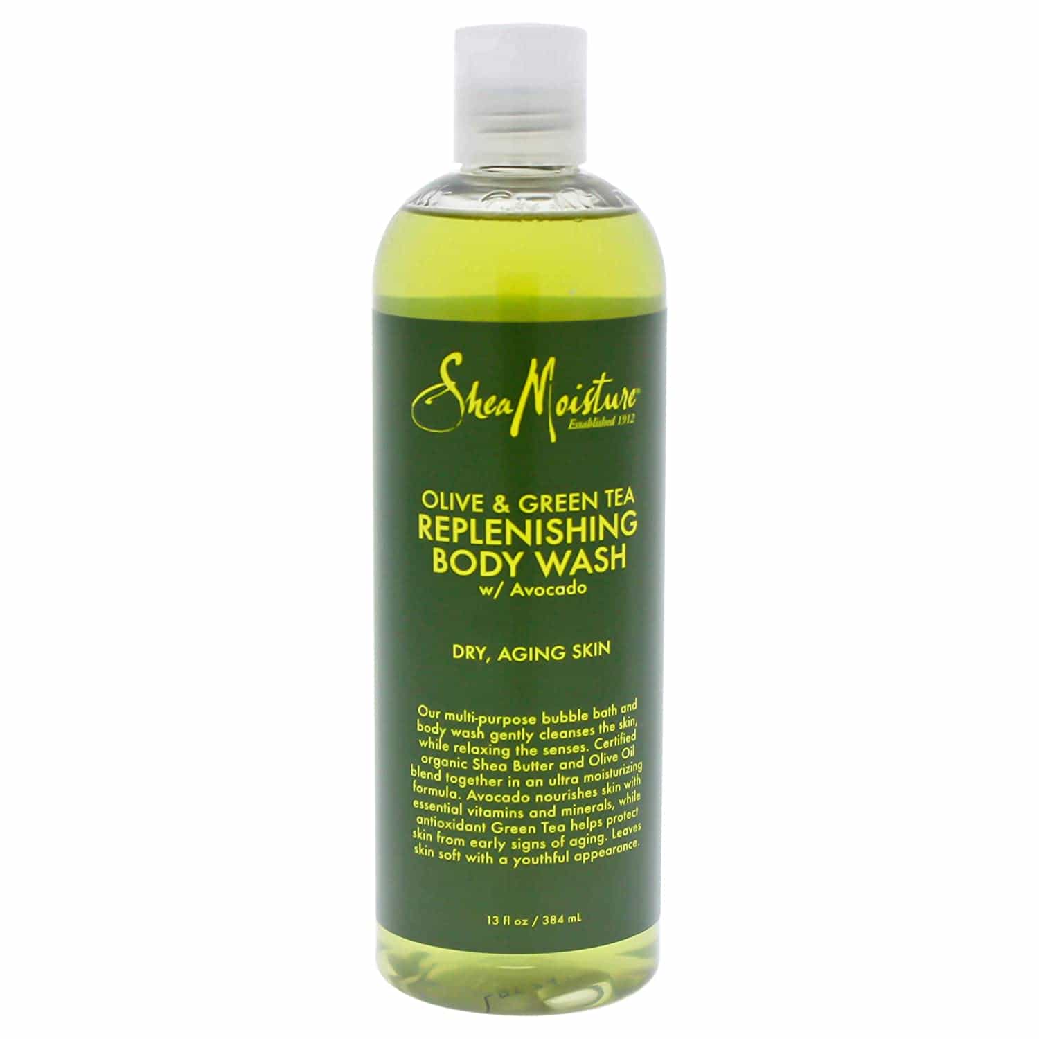Shea Moisture Olive & Green Tea Body Wash 13oz By Malik Beauty