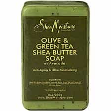 Shea Moisture Olive & Green Tea SB Soap 8 oz By Malik Beauty