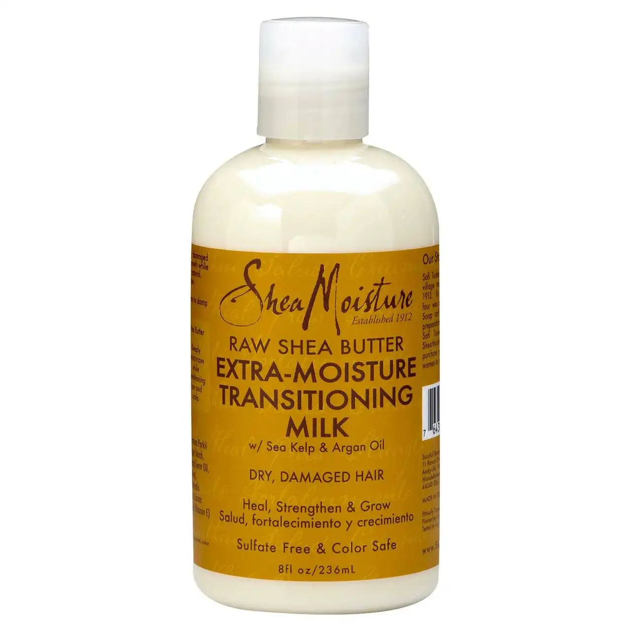 Shea Moisture Raw Shea Butter Moist Transitioning Milk 8 Oz. By Malik Beauty