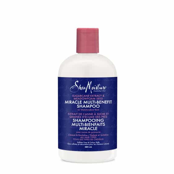 Shea Moisture Sugarcane & Meadowfoam Shampoo 13oz By Malik Beauty